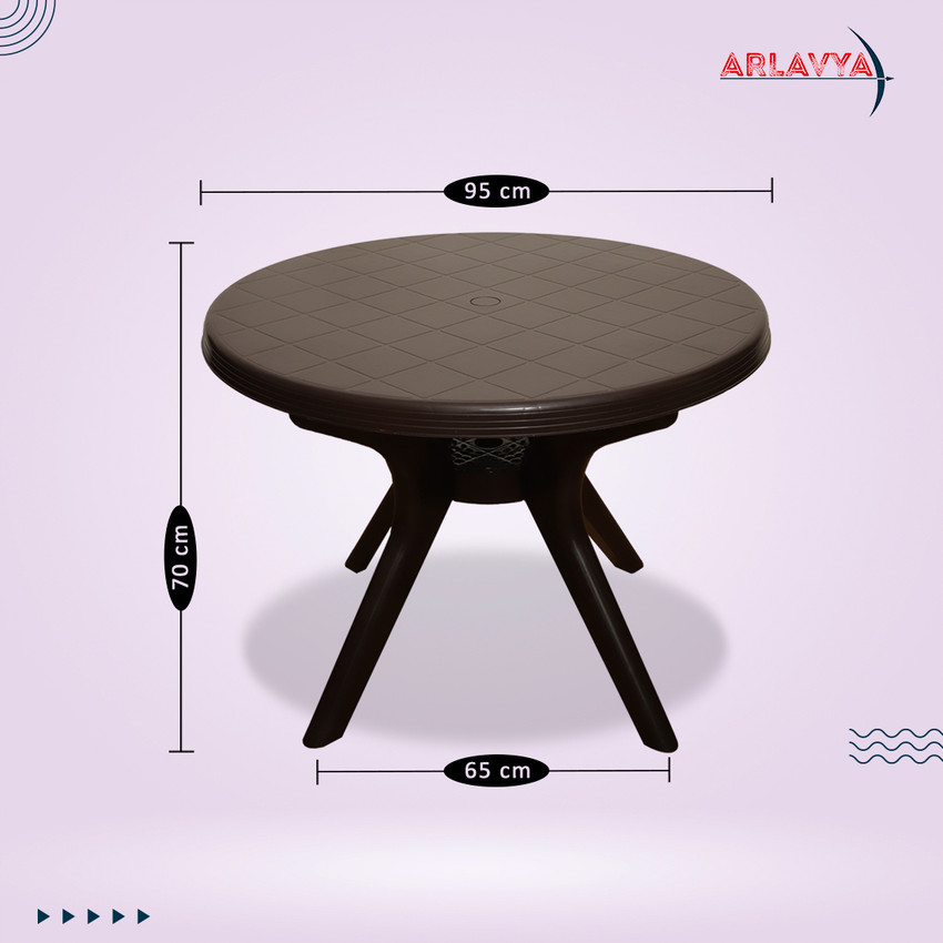 Plastic dining table set price list sale