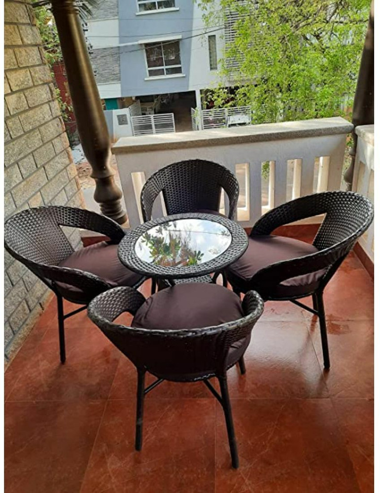 treewood Metal Table Chair Set Price in India Buy treewood