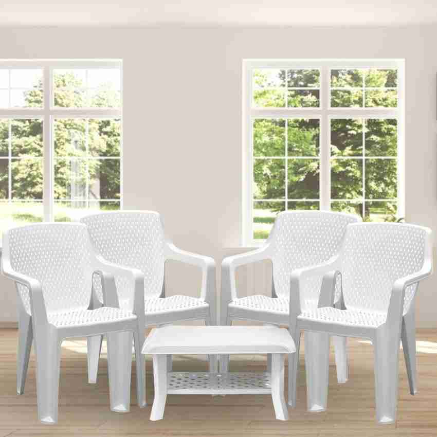 ITALICA Plastic Table Chair Set Price in India Buy ITALICA