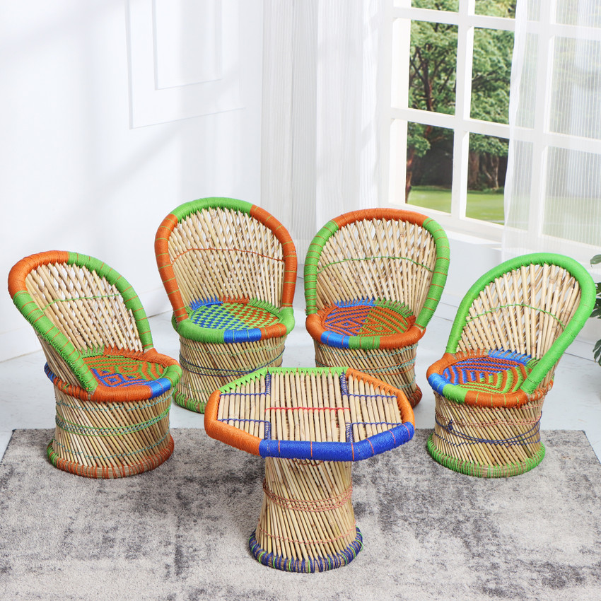 Bamboo on sale chair flipkart