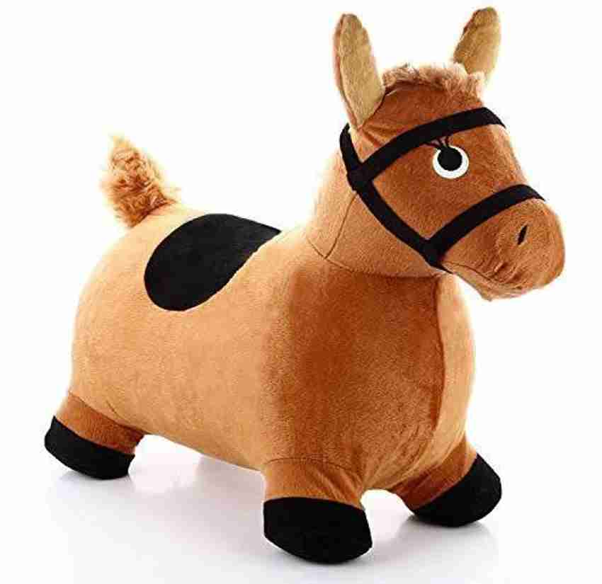 Tickles Plush Jumping Horse Animal Hopper Soft Stuffed For Kids