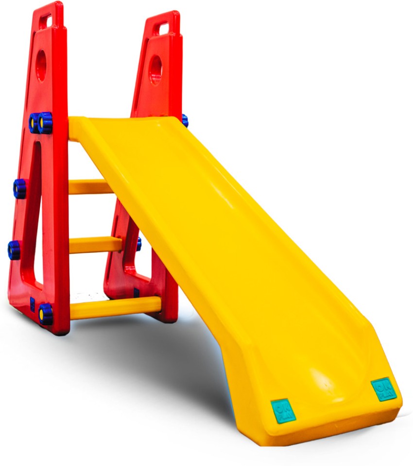 OK PLAY BABY SLIDE SENIOR - YELLOW/RED - OK Play Toys