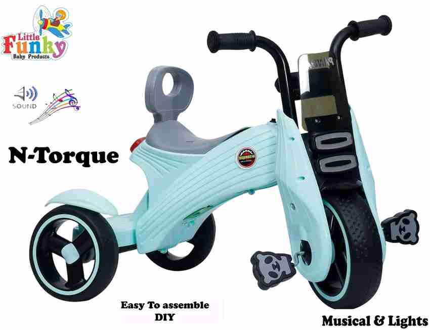 Little Funky N torque Pedal Tricycle 3 5 Years Scooter Non Battery