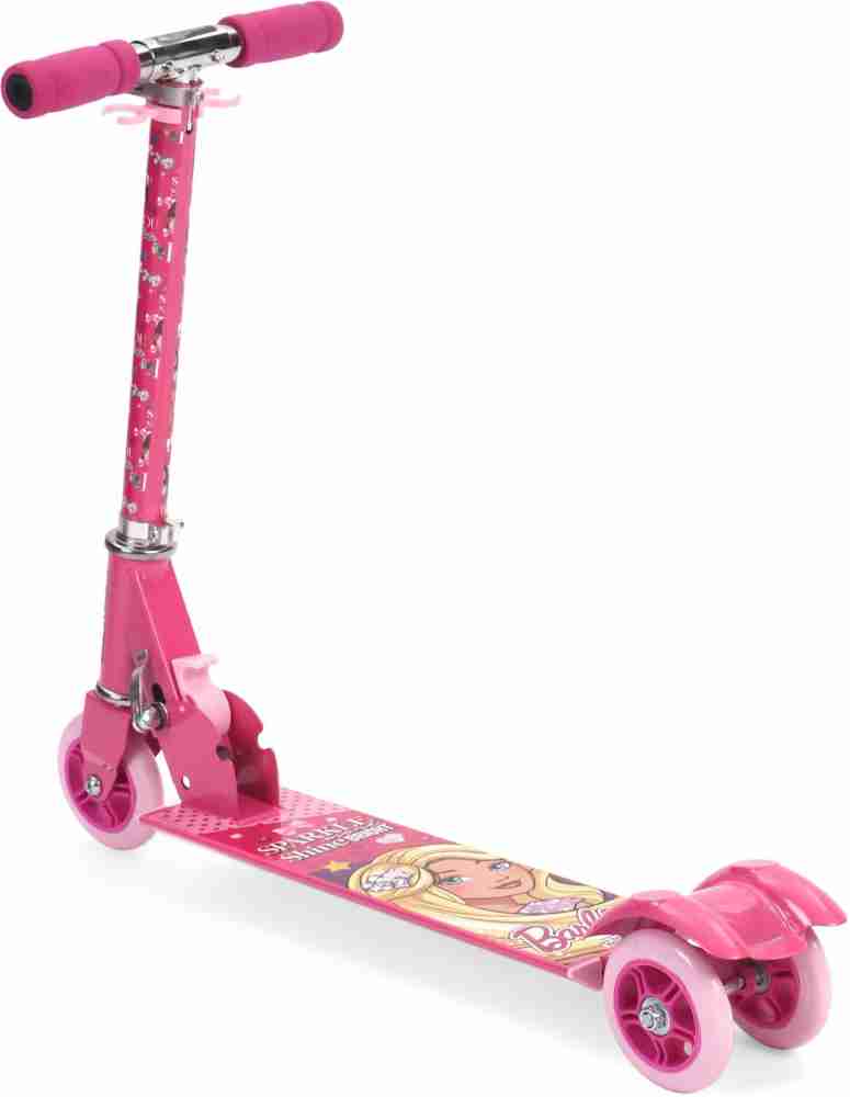 BARBIE Sparkle More Shine Bright 3 Wheel Scooter Pink