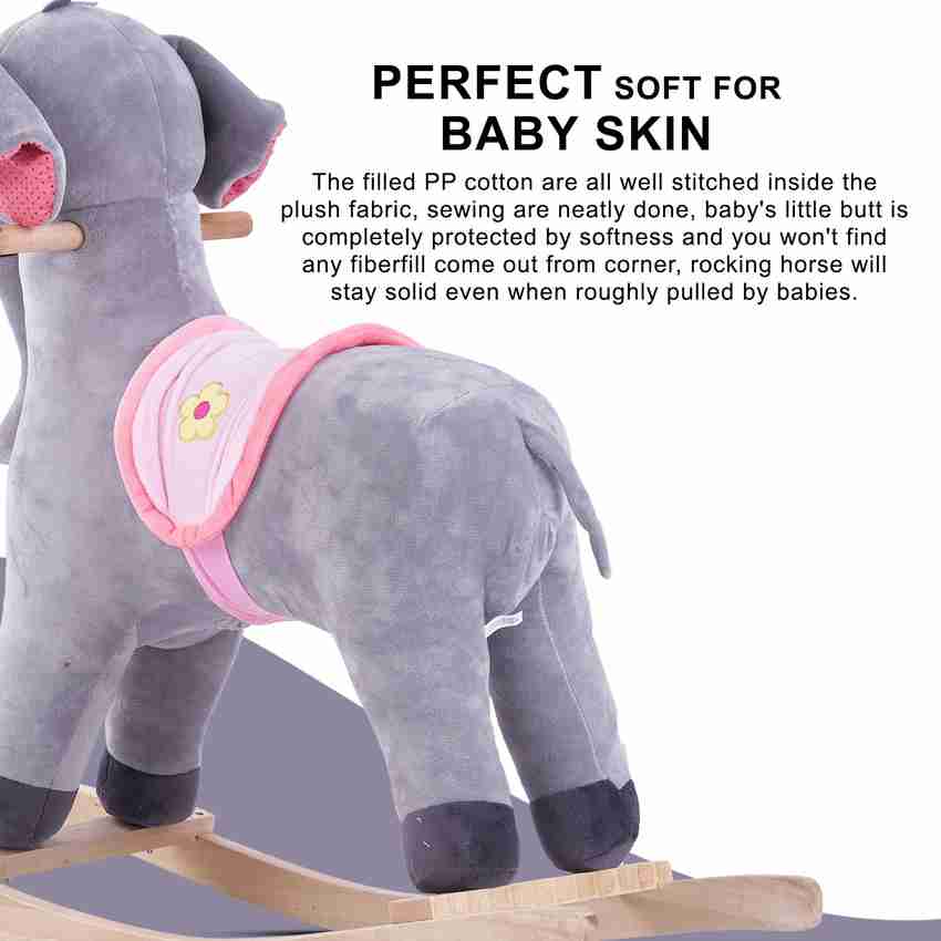 Horse plush sales nursery rocker