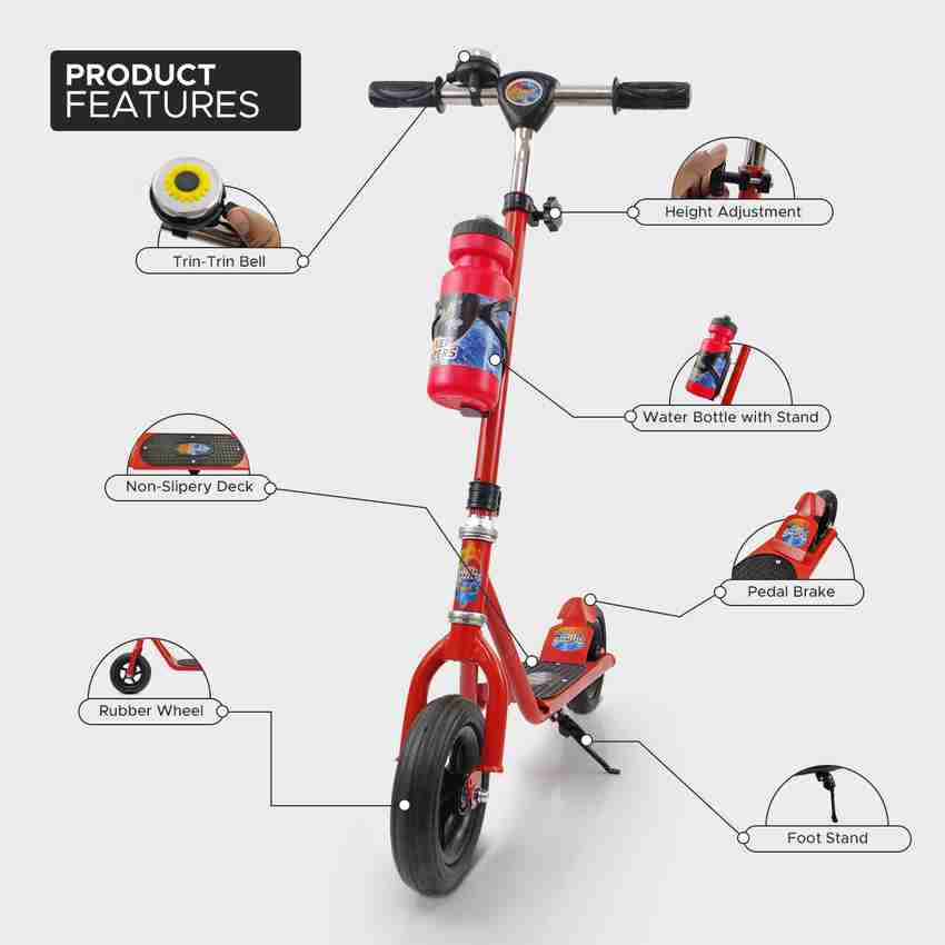 Scooter power outlet wheels