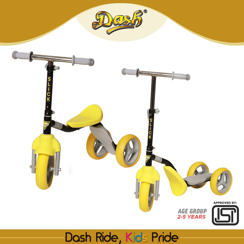 Dash Slick 2in1 Balancing Scooter For Kids Three Wheel Transforming Scooty Slick 2in1 Balancing Scooter For Kids Three Wheel Transforming Scooty shop for Dash products in India. Flipkart