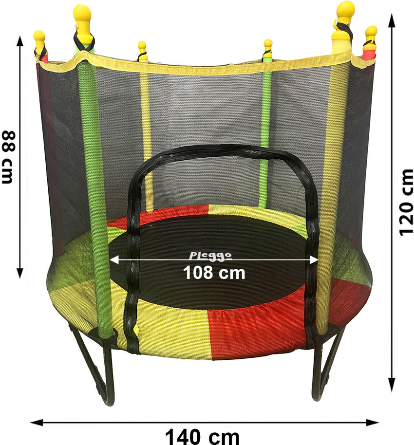 Ktaxon mini 55 inches trampoline sales my first kids round trampoline workout