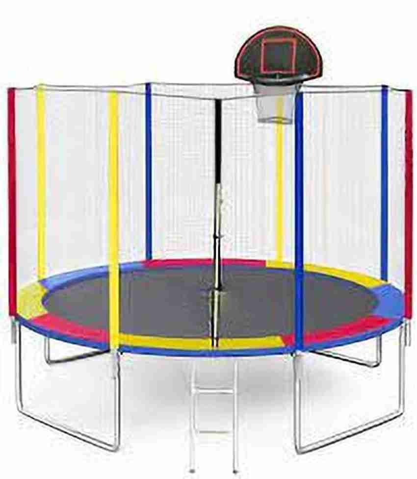12 foot trampoline with basketball hoop store