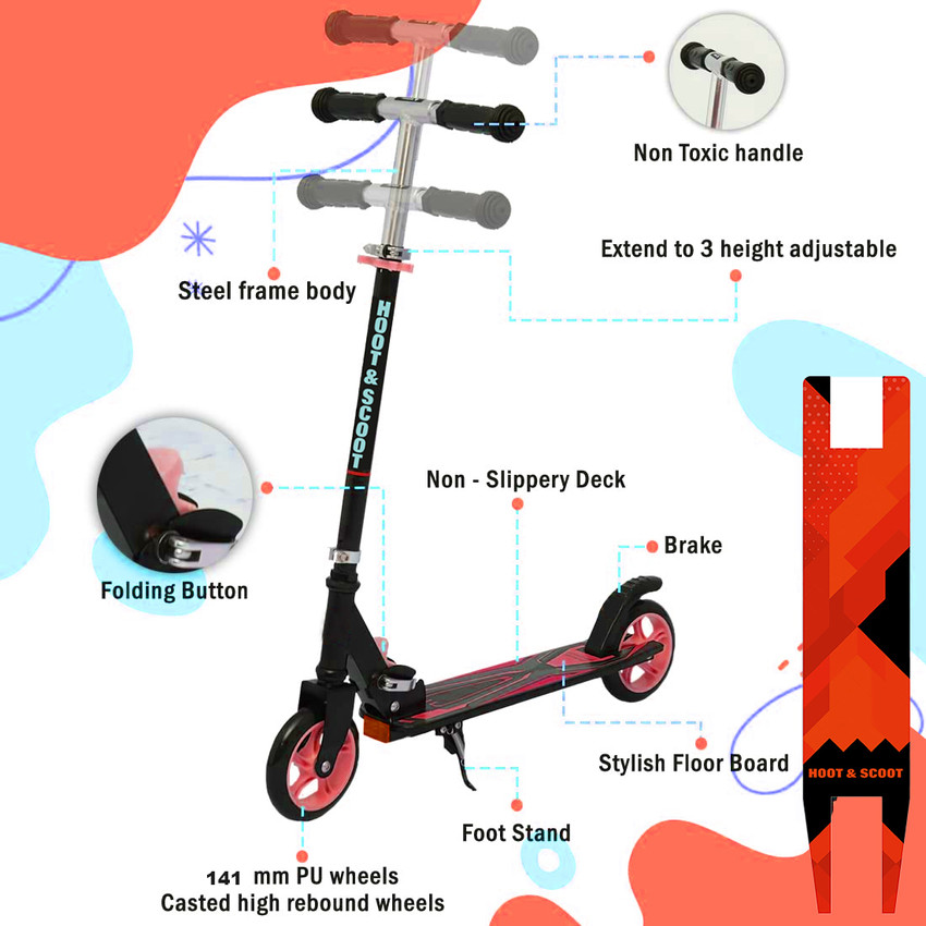 Foldable tri scooter on sale