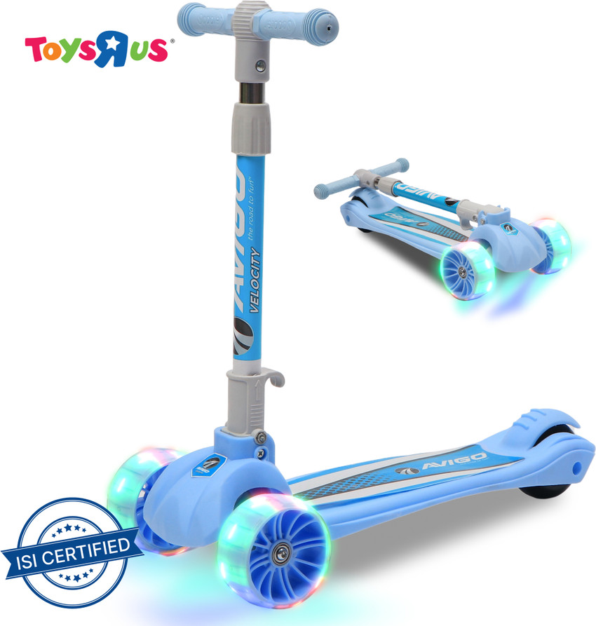 Toys R Us Avigo Velocity Multicolor LED Light 3 Wheel Scooter