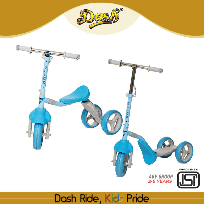 Dash Slick 2in1 Balancing Scooter For Kids Three Wheel Transforming Scooty Slick 2in1 Balancing Scooter For Kids Three Wheel Transforming Scooty shop for Dash products in India. Flipkart