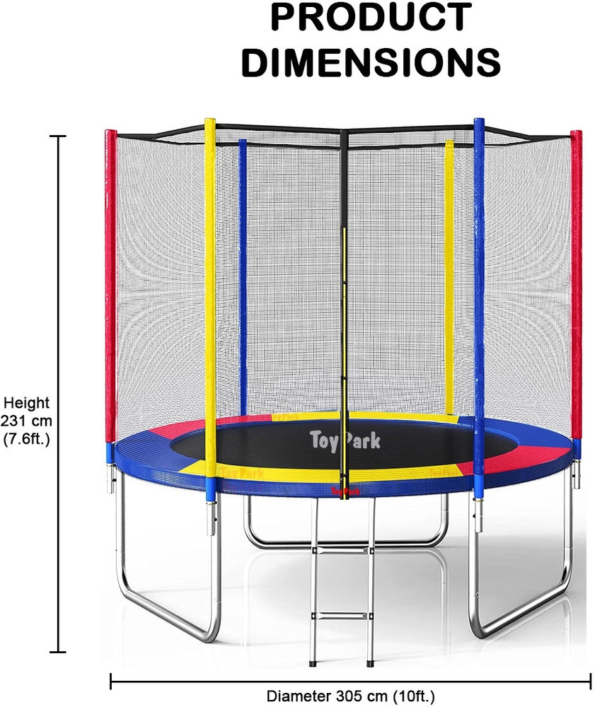 Toy park trampoline top