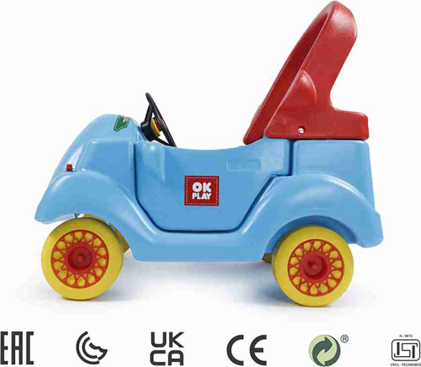 OK PLAY COUPE CAR - SKY BLUE - OK Play Toys