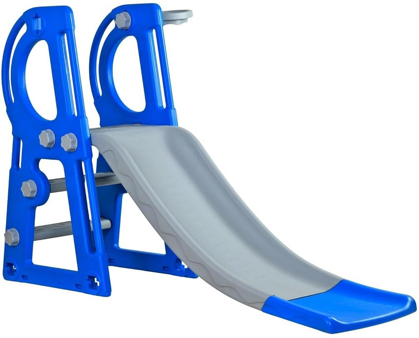 Toys R Us Avigo Riku Kids Toy Foldable Slide with Basket for Indoor Outdoor Home School Riku Kids Toy Foldable Slide with Basket for Indoor Outdoor Home