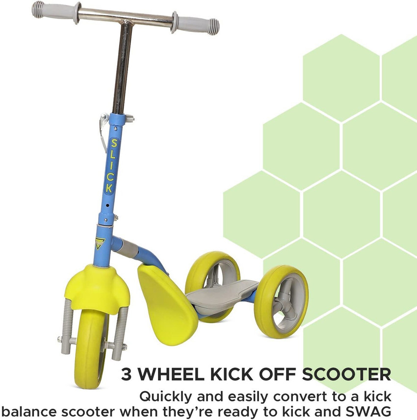Fun Ride Slick 2 In 1 Scooter For Kids Age Upto 3 Years
