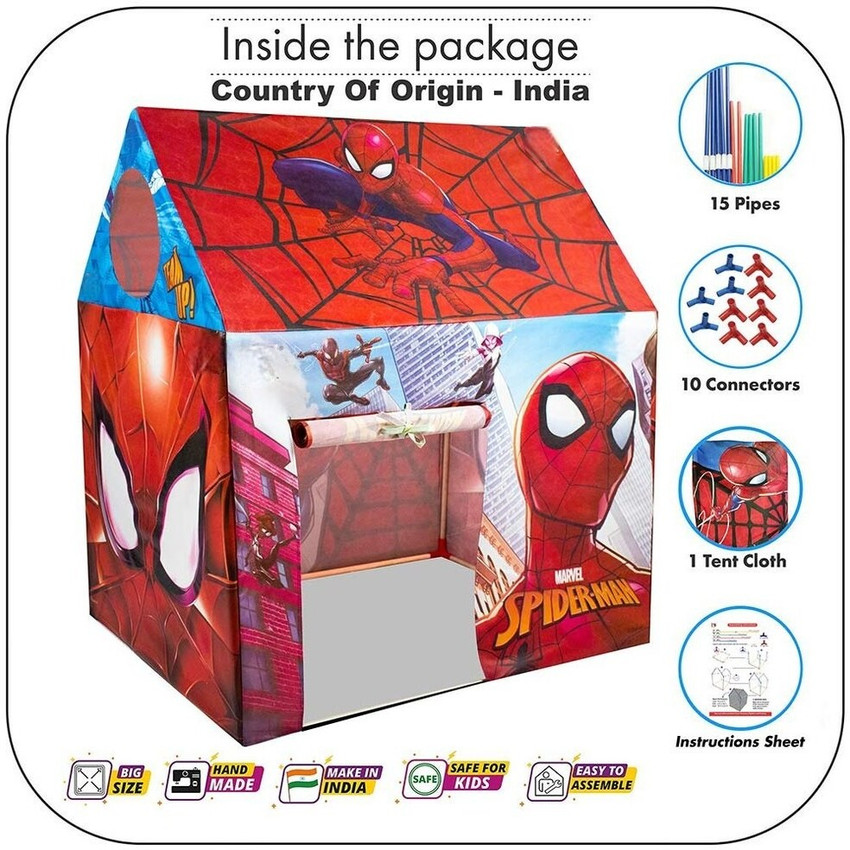 SABIRAT Spider Man Kids Tent House Spider Man Kids Tent House shop for SABIRAT products in India. Flipkart