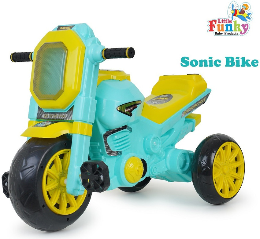 Little Funky Stylish Sonic Bike Tricycle for kids Stylish Sonic