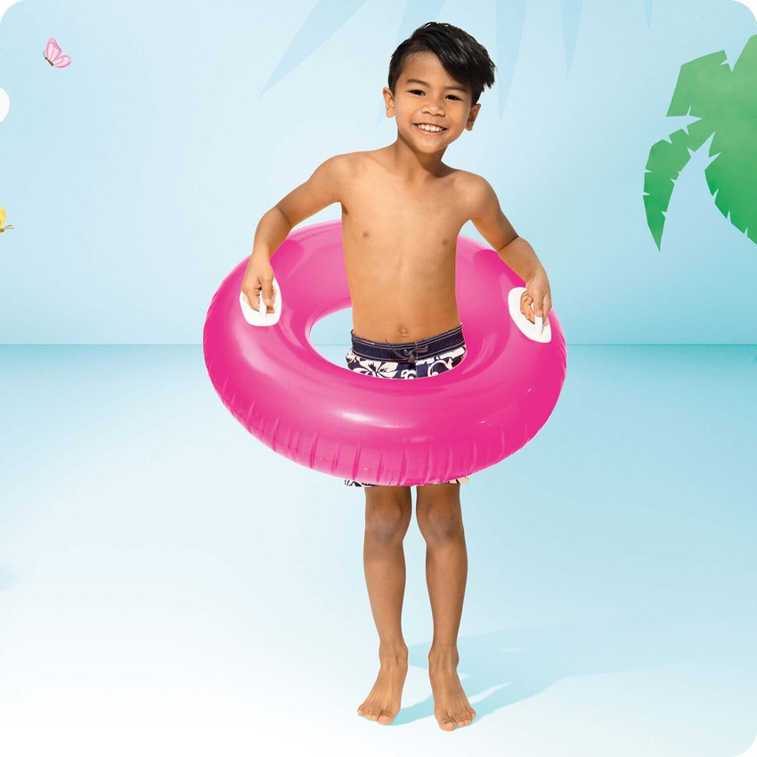Inflatable ring with handles hotsell