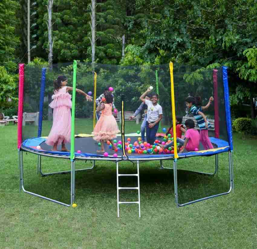 Step Over 16Ft GS Double Leg Jumping Trampoline with Safety Net for Kids Adults outdoor 16Ft GS Double Leg Jumping Trampoline with Safety Net for Kids Adults outdoor