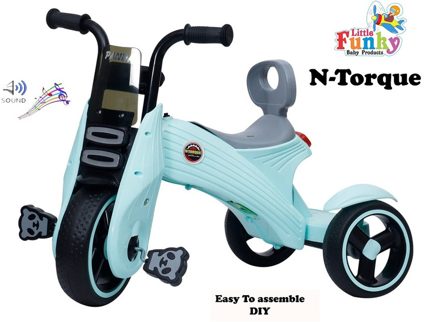 Little Funky N torque Pedal Tricycle 3 5 Years Scooter Non Battery