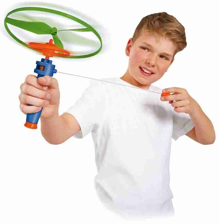 Flying saucer pull string toy clearance