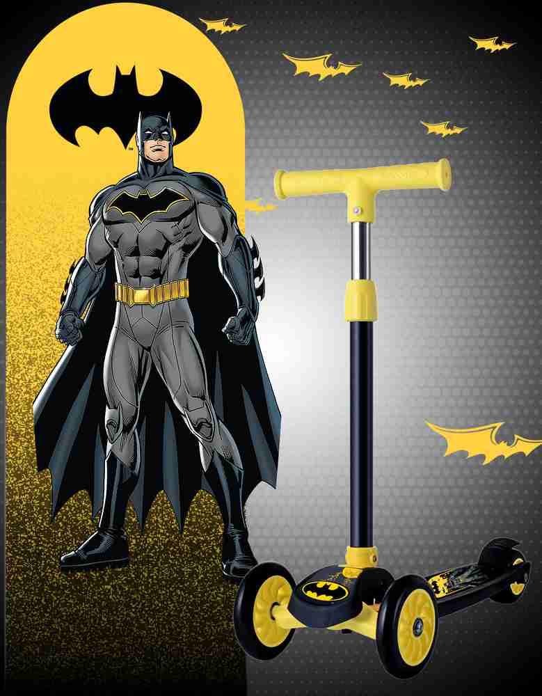 Miss Chief Batman 3 Wheel Scooter for Kids Lightweight Foldable Adjustable Height Batman 3 Wheel Scooter for Kids Lightweight Foldable Adjustable Height Buy Batman toys in India