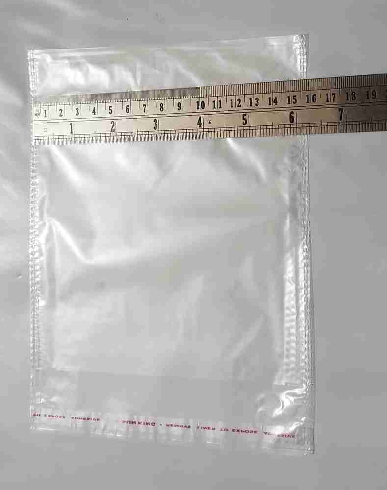 RNC Self Adhesive BOPP Transparent Plastic Poly Bags 6 8 Inch Pack of 100 Pc. Security Bag Price in India Buy RNC Self Adhesive BOPP Transparent Plastic Poly Bags 6 8 Inch Pack