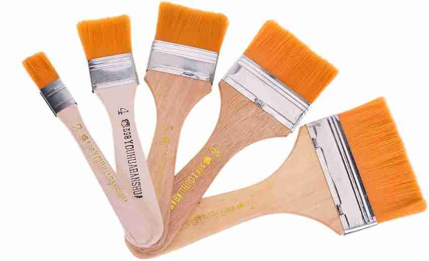 Flipkart Qatalitic Flat Painting Paint Brush for Acrylic oil
