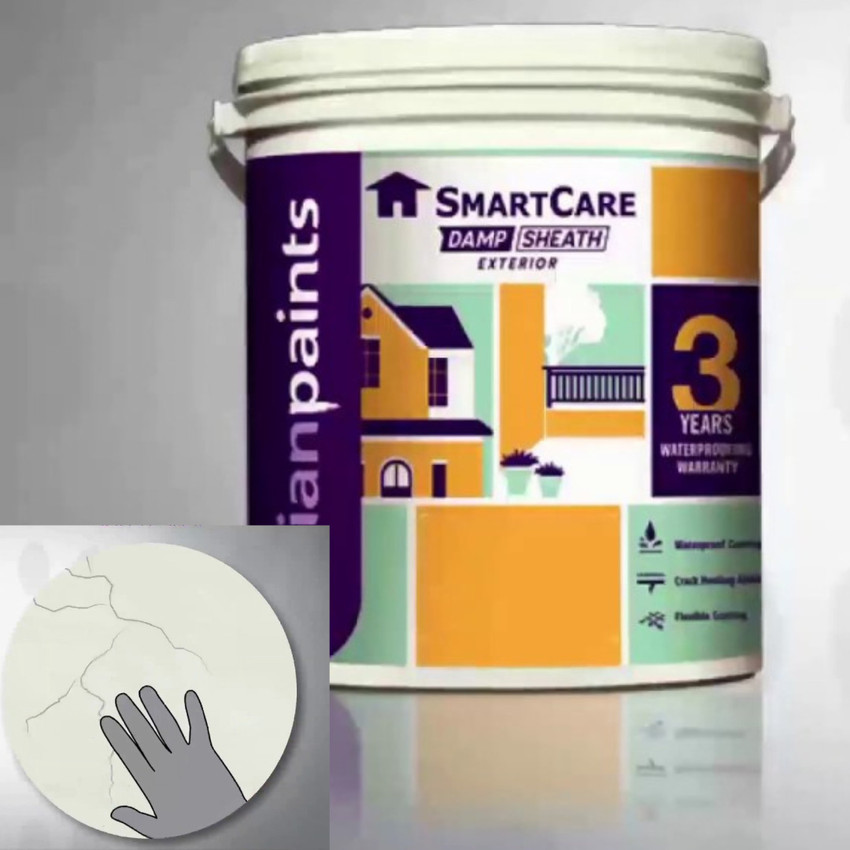 Asian Paints DAMSHEATH EXTERIOR WHITE 10 LTR Bonding Primer Price in India Buy Asian Paints DAMSHEATH EXTERIOR WHITE 10 LTR Bonding Primer online at Flipkart