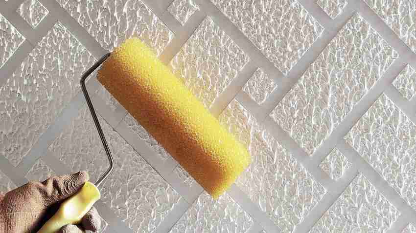 onneyretail Texture Roller with Handle for Wall Decor 9