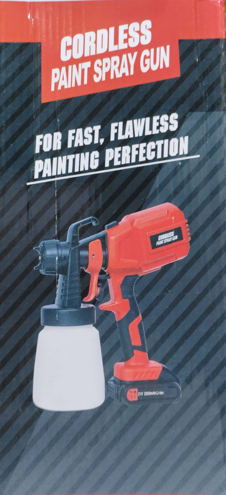 Spray paint gun cordless on sale