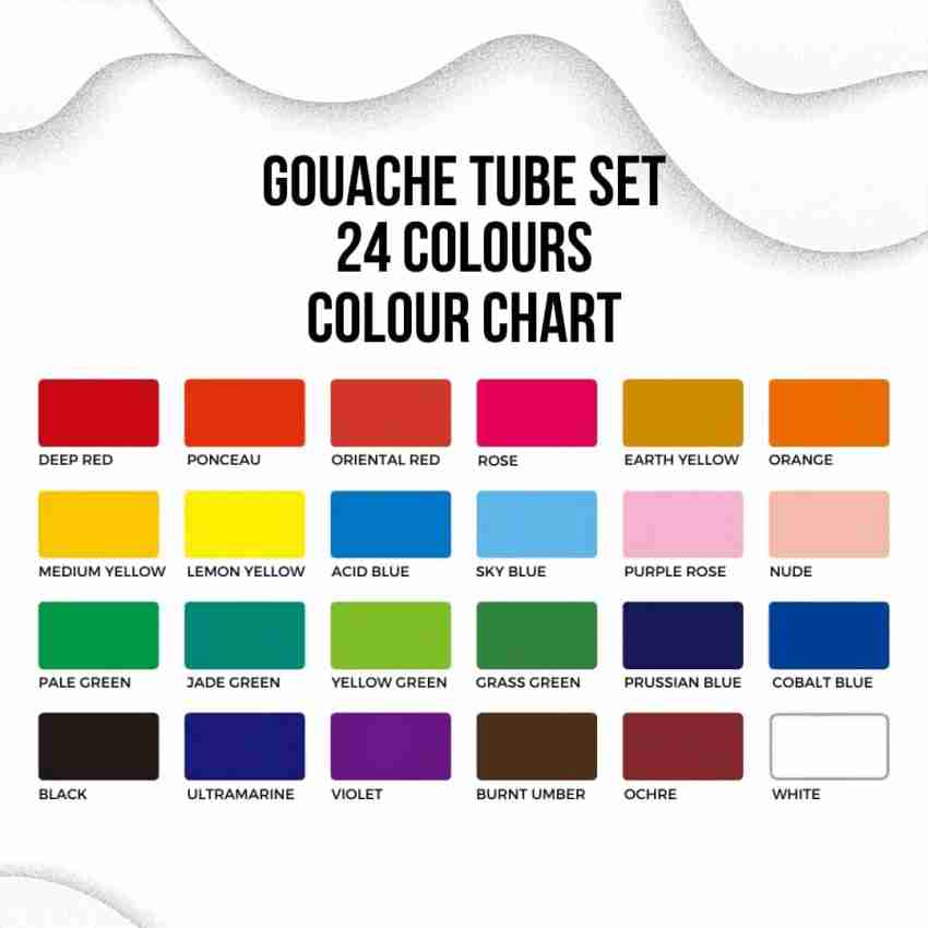 HIMI Gouache Paint Set, 56 Colours x 30ml1oz with a Algeria