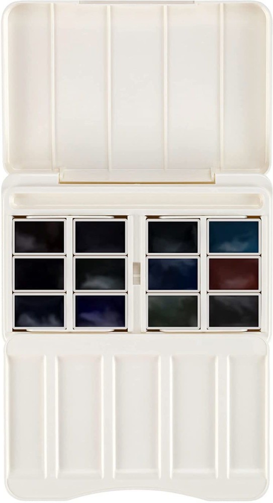 White Nights Granulating Watercolour Full Pan Set of 12 