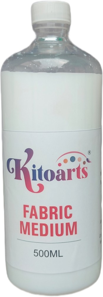 Kitoarts Fabric Medium For Clothes,Varnish for Acrylic  Painting, Fabric Paints 