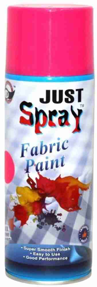 Just Spray (Thailand) neon pink Fabric spray paint fabric  painting Art craft DIY decor FR6 