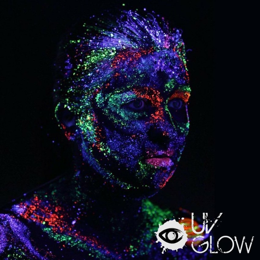 Midnight Glo UV Face & Body Paint Set - Fluorescent Face Paints