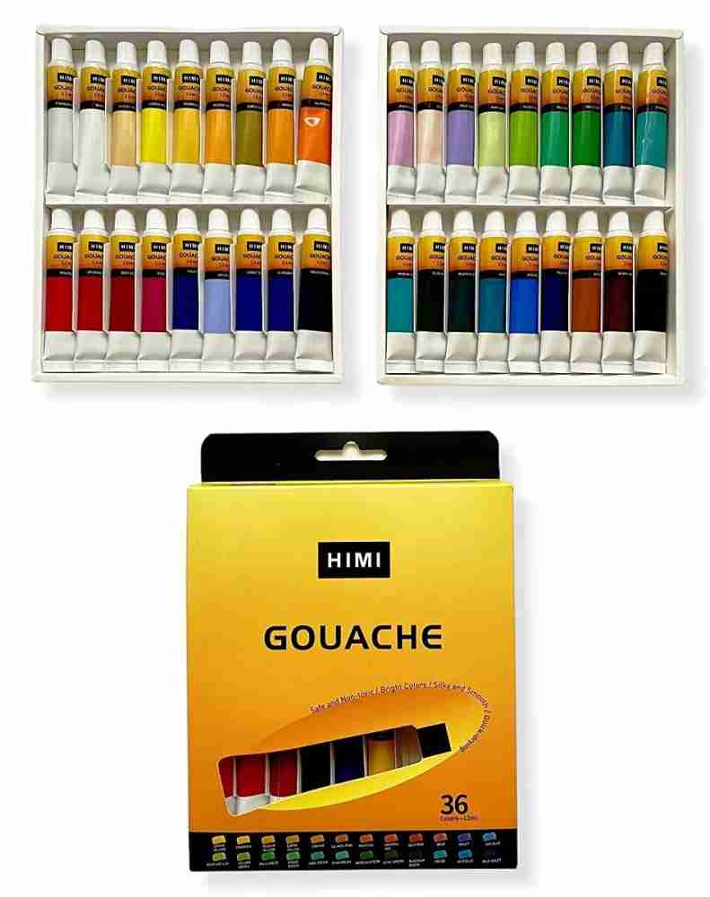 Gouache Paint, 12ml Tubes - Set of 60