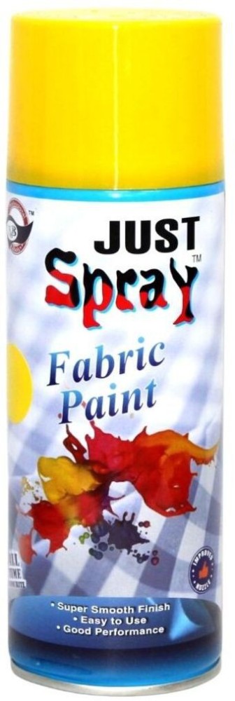 Just Spray ( Thailand) yellow Fabric spray paint fabric  painting Art craft DIY décor FR18 