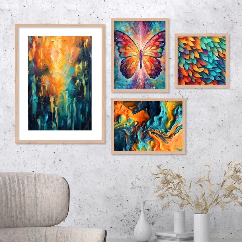 KOTART Modern Art Paintings with Frame for Living Room Wall Décor Digital  Reprint 14 inch x 11 inch Painting Price in India - Buy KOTART Modern Art  Paintings with Frame for Living