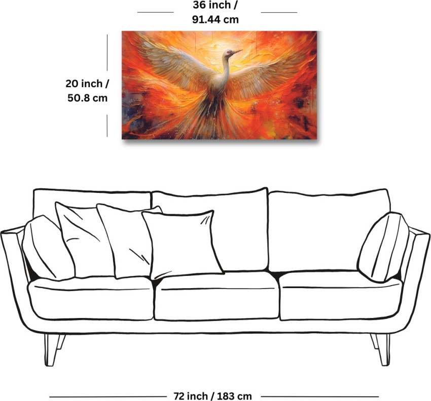 2024 Phoenix Poster Painting canvas 24*36inch