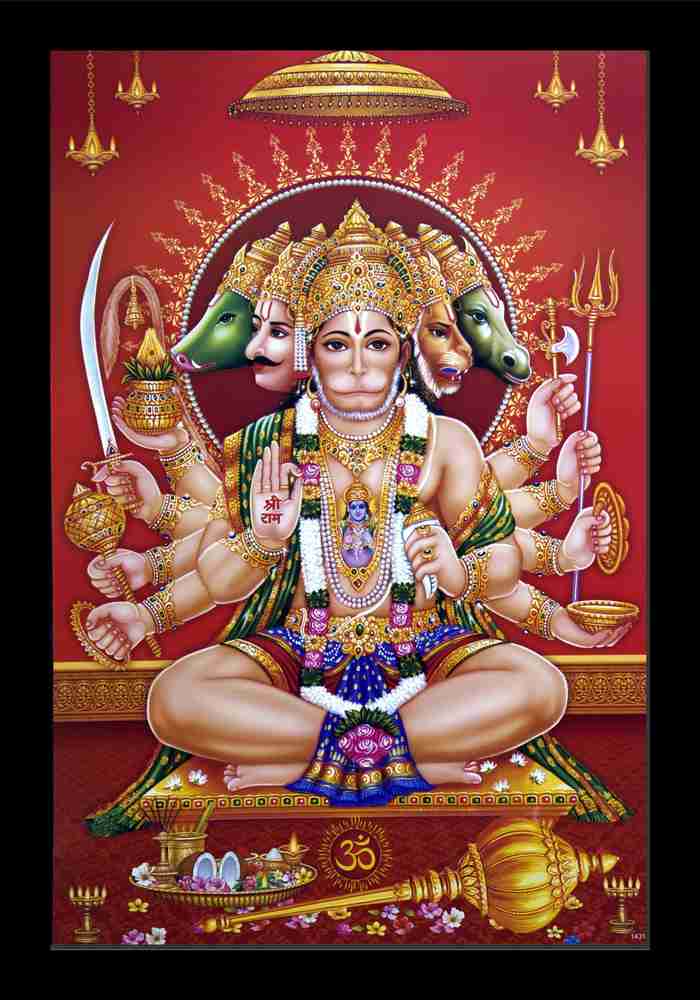 jog craft panchmukhi hanuman painting panchmukhi hanuman photo