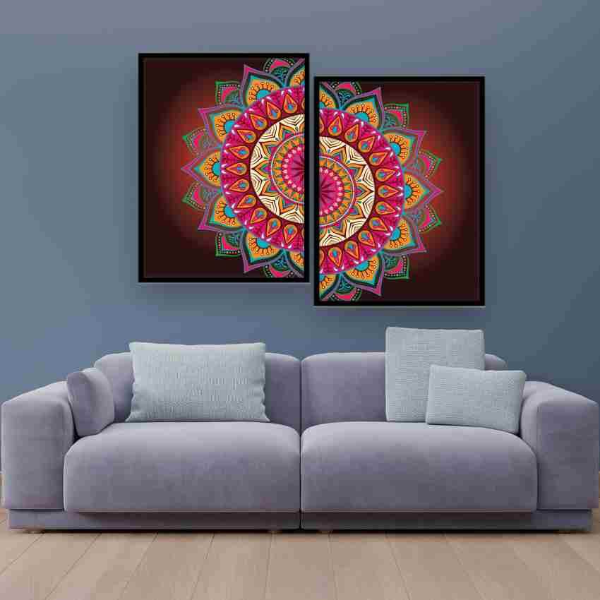 Printed Smooth Mandala Art Wall Painting at Rs 4500/piece in New Delhi