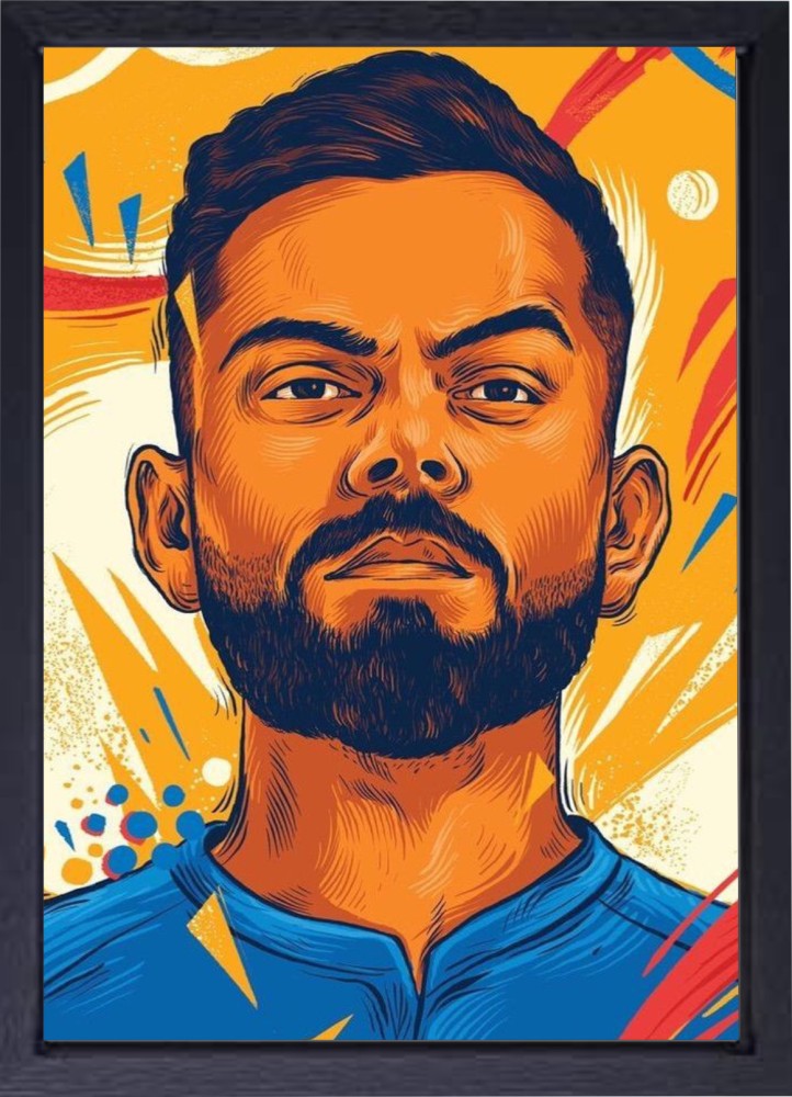 Aggregate 143+ drawing of virat kohli - seven.edu.vn