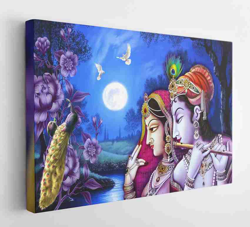 GIFTMASTER Radha Krishna Painting photo Frame wall Decor Gift