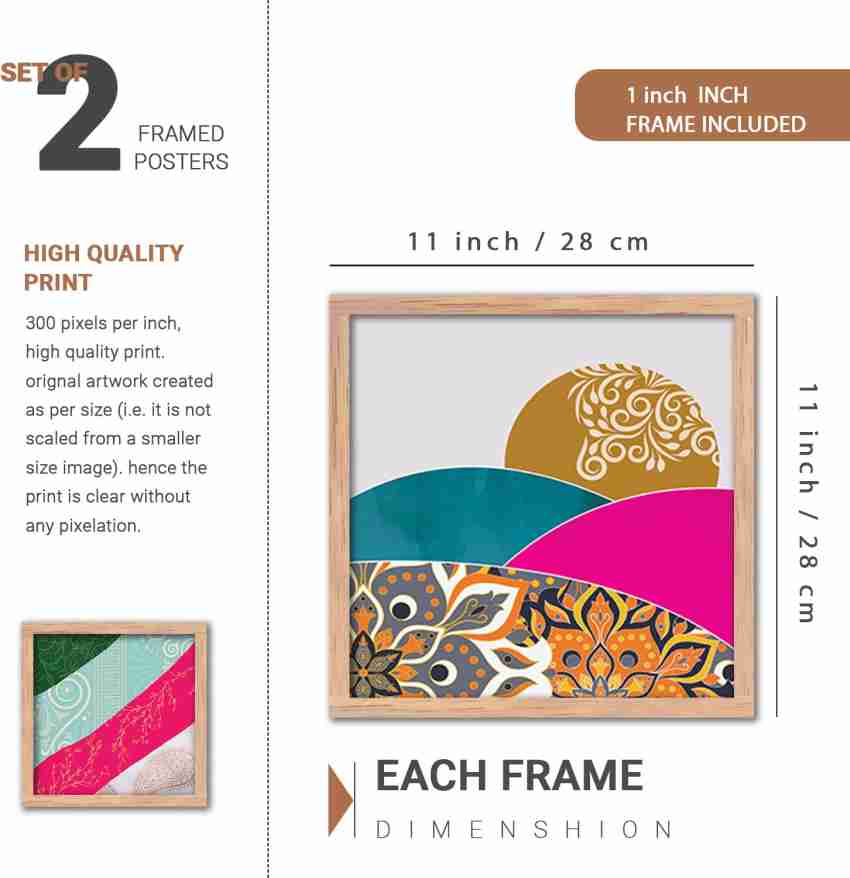 Rainbow Arts Modern Art Frame for Wall Decor - Framed Paintings for Living  Room Bedroom Home Digital Reprint 14 inch x 11 inch Painting Price in India  - Buy Rainbow Arts Modern