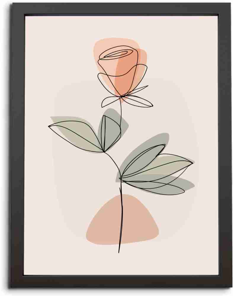 TheKarkhana One Line Art Drawing, (24.5 x 34.7 cm), Décor, LaminatedPicture Hanging Digital Reprint 12 inch x 8 inch Painting Price in  India - Buy TheKarkhana One Line Art Drawing