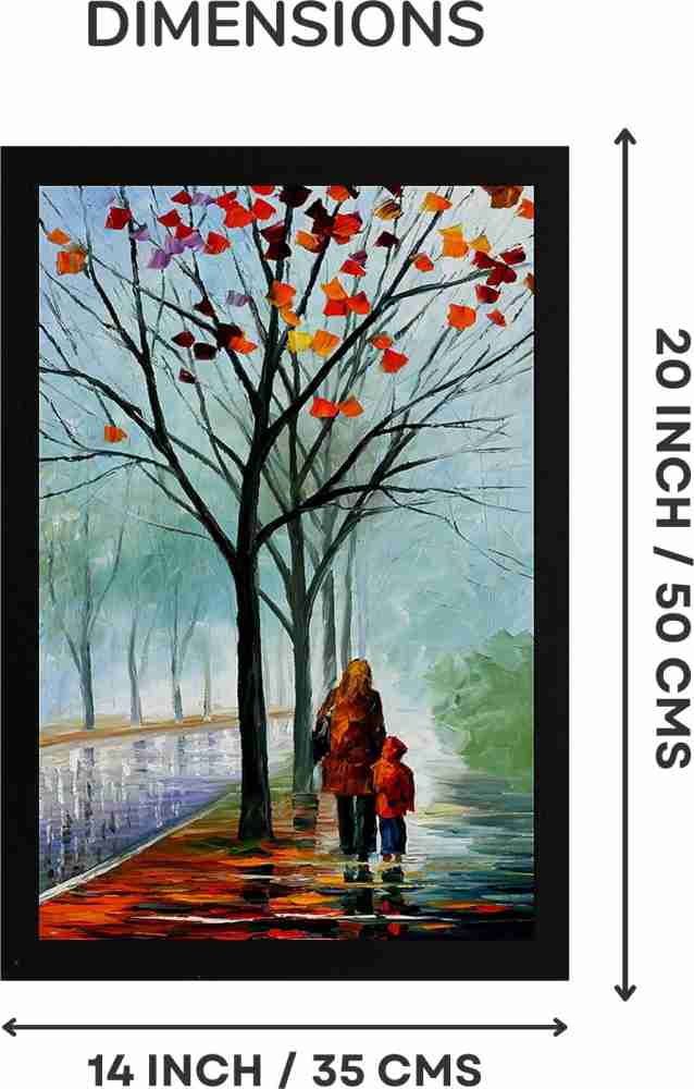 Modern Paper Acrylic Canvas Painting, Shape: Rectangular, Size: 80 X 70 at  best price in Kanpur