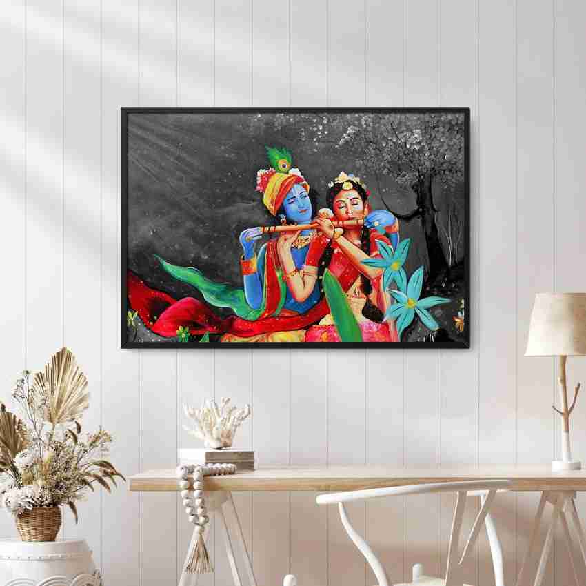 CanvasStocks Radha Krishna Picture Canvas 20 inch x 30 inch