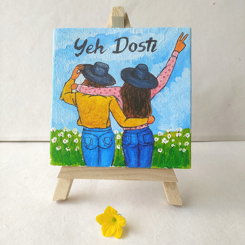 Mini hot sale canvas painting